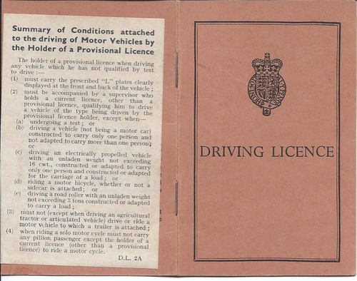 Vintage provisional driving - vintage,