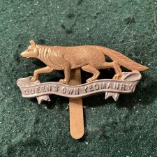 Queens Own Yeomanry    Gilded