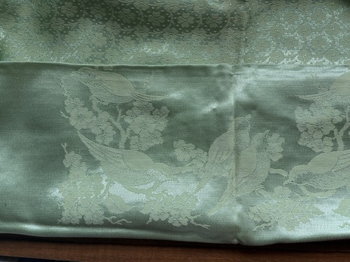 1970s light green - 1970s, damask