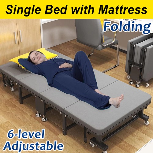 Heavy duty single folding bed - heavy,
