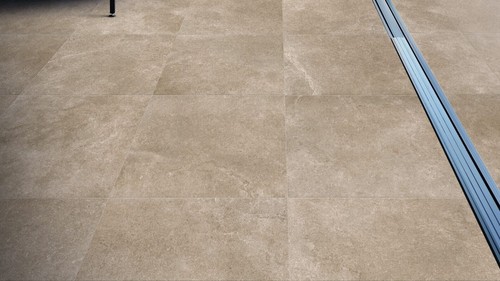 8m2 beige stone effect - beige, 60cm
