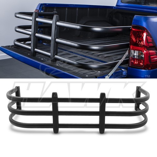 Truck bed extender black large - bed,