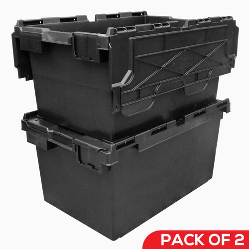 Large black plastic - large,