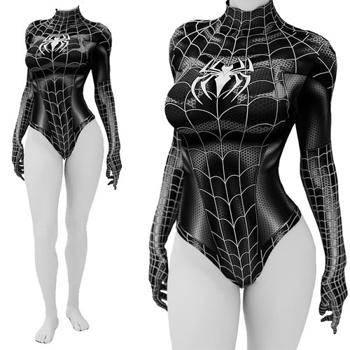 Black venom spider - venom, spider-woman