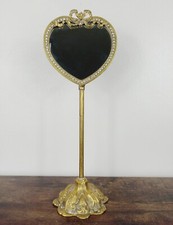 Vintage Desk Mirror, Heart