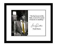 Frank Sinatra 8x10 Signed