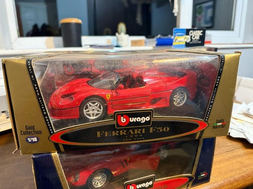 Bburago ferrari f50 scale - bburago, 1/18