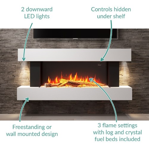Ambergio white wall - white,