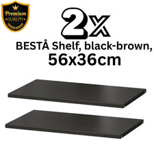 2× BESTÅ Adjustable Shelves