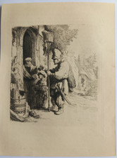REMBRANDT ETCHING - (AMAND