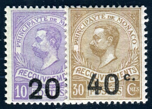 Monaco postage 1919 - monaco,