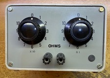 RESISTOR RESISTANCE SUBSTITUTION DECADE BOX