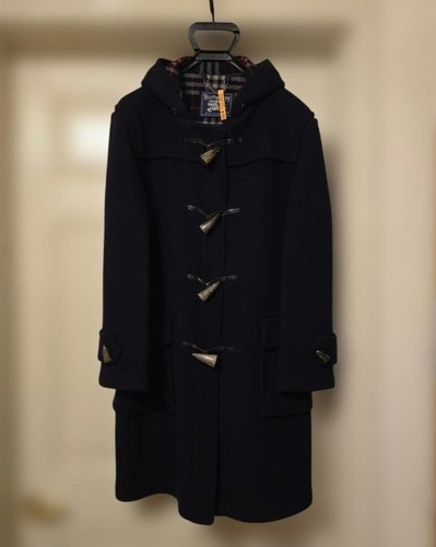 Burberry navy duffle coat - duffle,