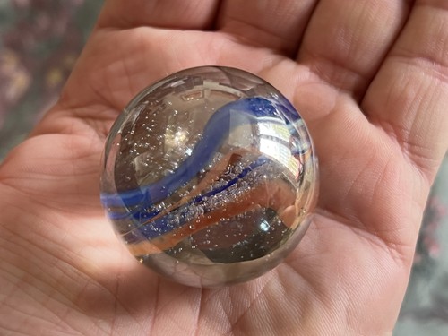 Large clear orange blue - clear,