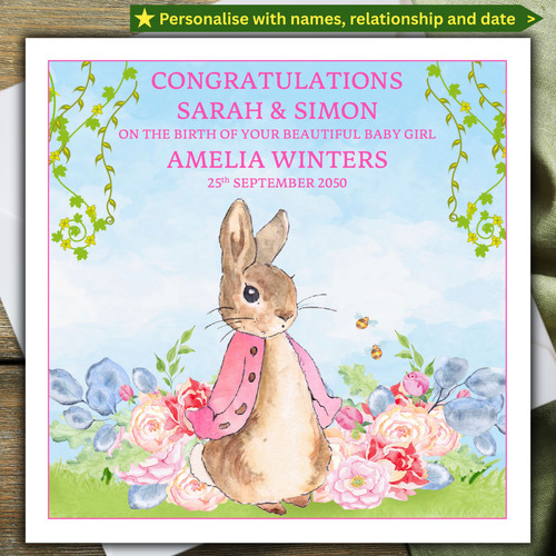 Personalised peter rabbit - peter,