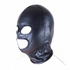 Soft Elastic PU Leather Hood