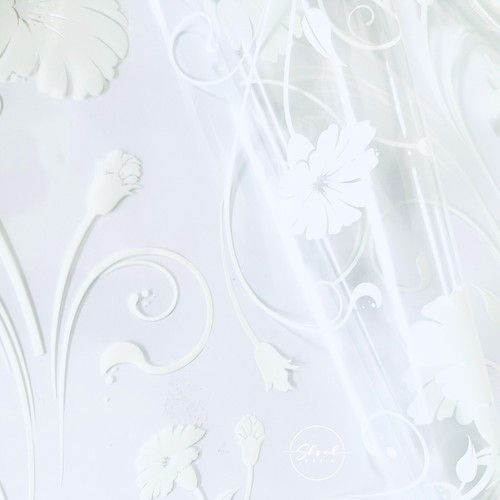 Shredastic white daisy print - shredastic®,