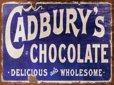 Cadbury's Chocolates, Retro replica vintage style metal sign/plaque Gift 