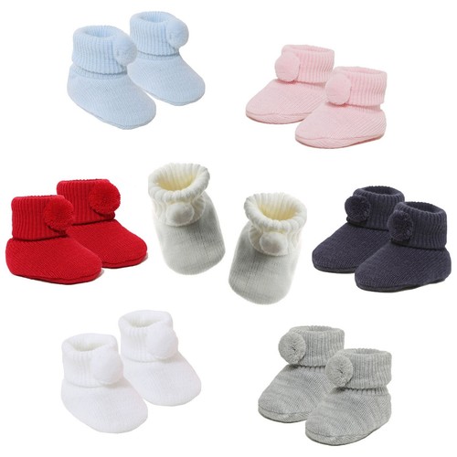Baby booties pom - baby,