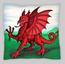 Cymru Wales Welsh Dragon Flag