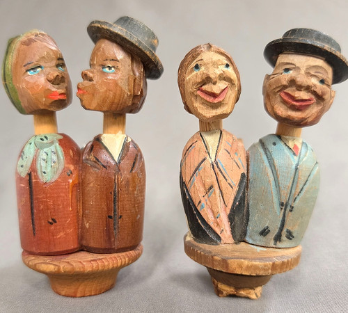Vintage hand carved - vintage, wooden