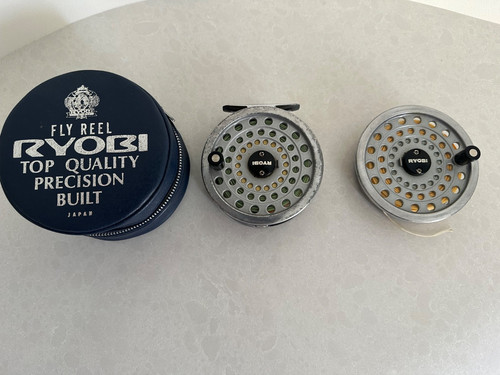 Ryobi 444 fly reel - 444, case