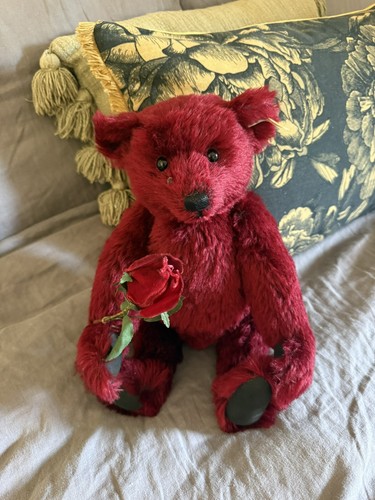 Steiff dew drop rose teddy - steiff,