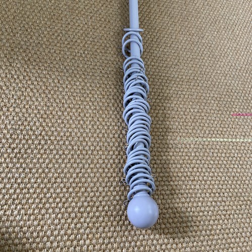 Light grey curtain pole - grey,