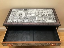 Small Desk Black and White