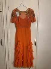 Virgos Lounge Asli Dress Orange size 8 Brand New With Tags