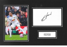 Jack Harrison Signed 12x8