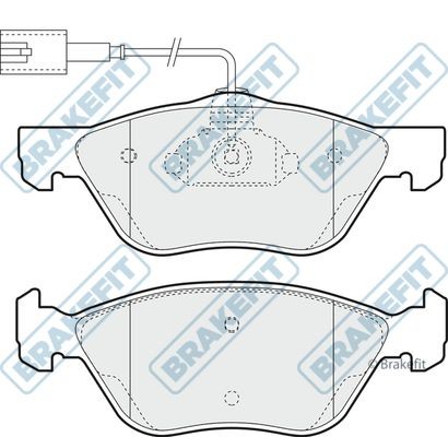 Apec blue front brake - blue,
