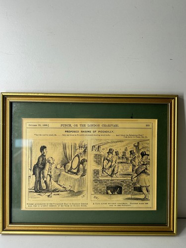 Vintage framed punch the - vintage, punch,