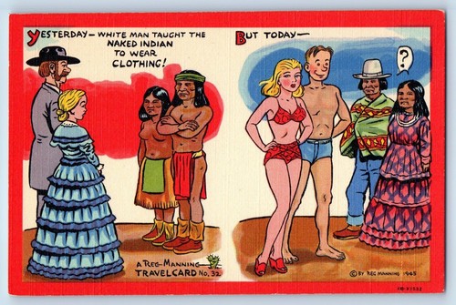 Reg manning signed postcard - reg,