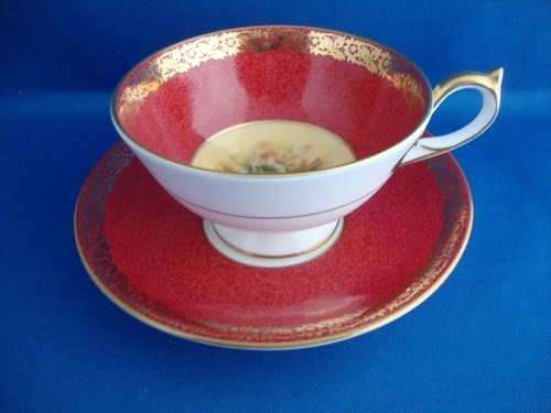 Aynsley china footed cup - aynsley,