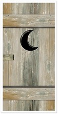 Outhouse door cover size - of, 5'