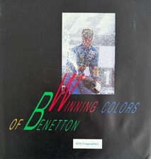 Michael Schumacher, Former F1 Ferrari, Original Hand Signed Benetton Book & COA