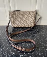 DKNY~Brown/Beige Monogram