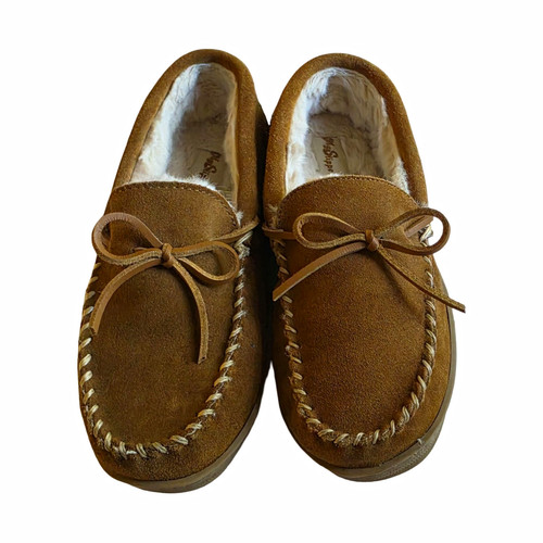 Slippers brown suede - my,
