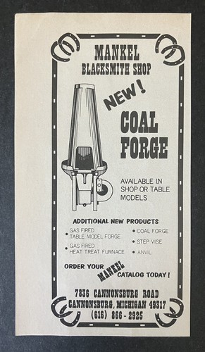 1973 mankel blacksmith - mankel, shop