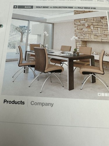 Rolf benz dining chairs - benz,