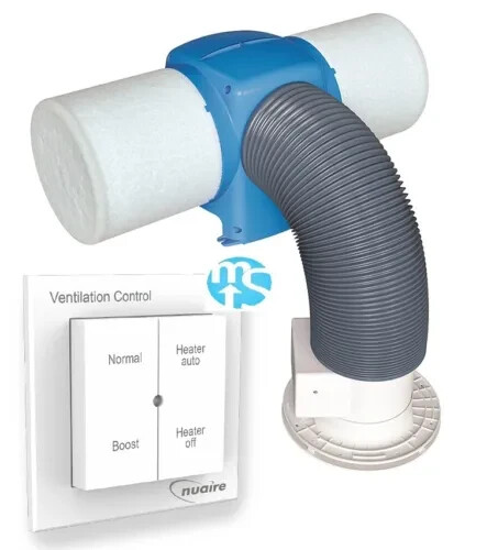 Nuaire drimaster eco heat - heat, hc