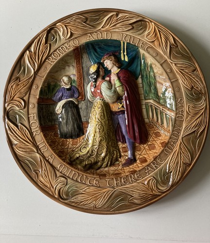Beswick romeo juliet plate - romeo,