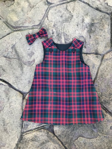 Macdonald tartan pinafore - tartan,