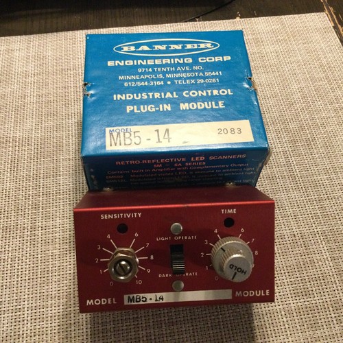 Banner mb5 plug in - mb5-14, plug-in