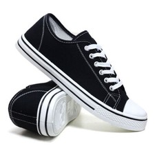 Mens Canvas Shoes Casual Lace