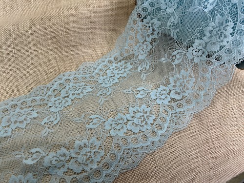 Tulle flat sky - , lace