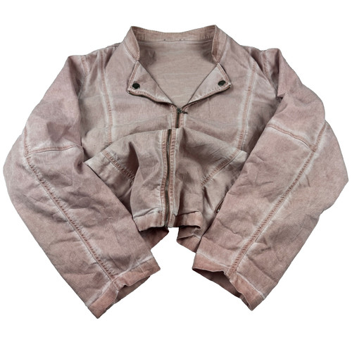 Vintage pink moto jacket - vintage,