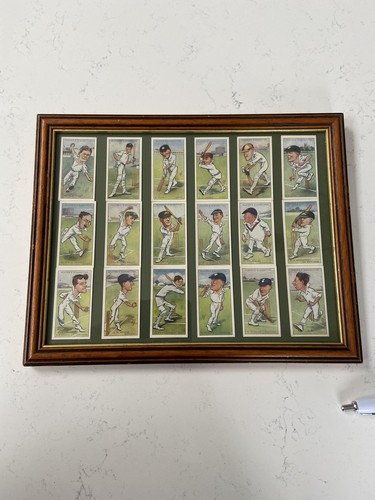 Framed 1926 players cigarettes