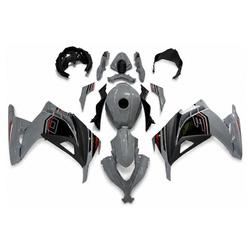 Injection gray red fairing - sw,